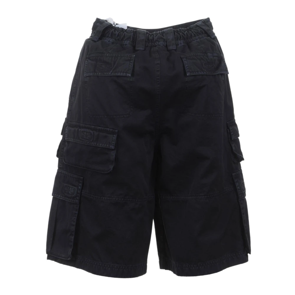 Dolce & Gabbana Cargo Bermuda Shorts Re-Edition Black Heren