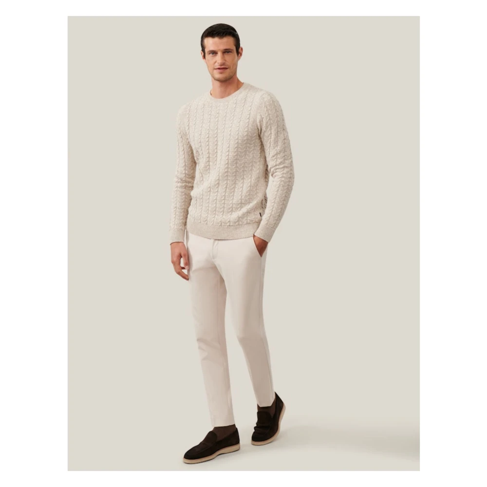 Cavallaro Ecru Orvieto Stijlvolle Overhemd Beige Heren