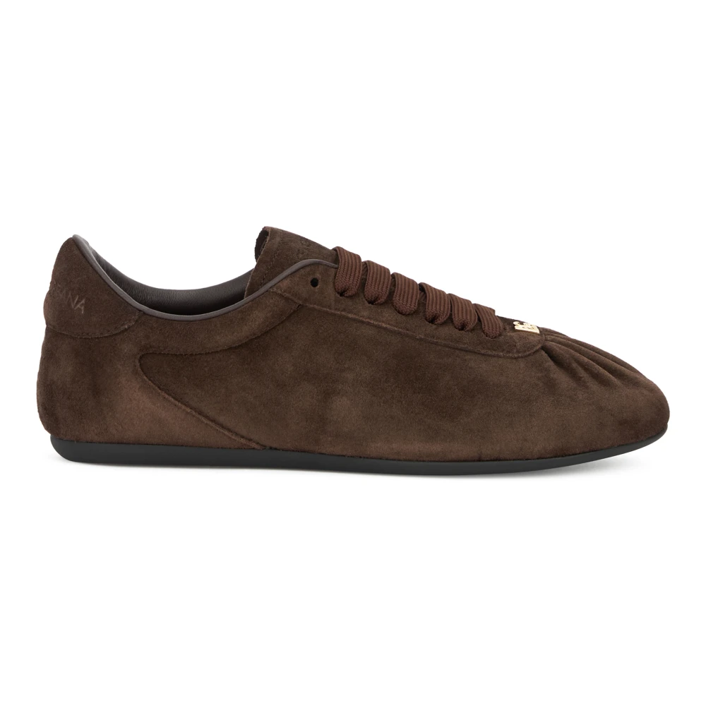 Dolce & Gabbana Soft Ballet Trainers - Female - Sneakers - Brown - 5 1/2 Uk - Shoes