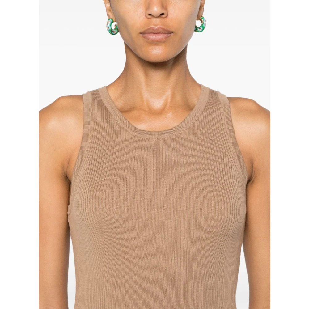 Max Mara Beige T-shirts & Polo's voor vrouwen Beige Dames