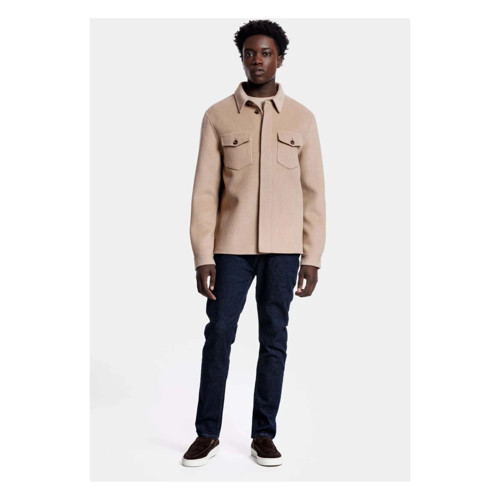 Alter Ego Kameel Overshirt voor Mannen Brown Heren