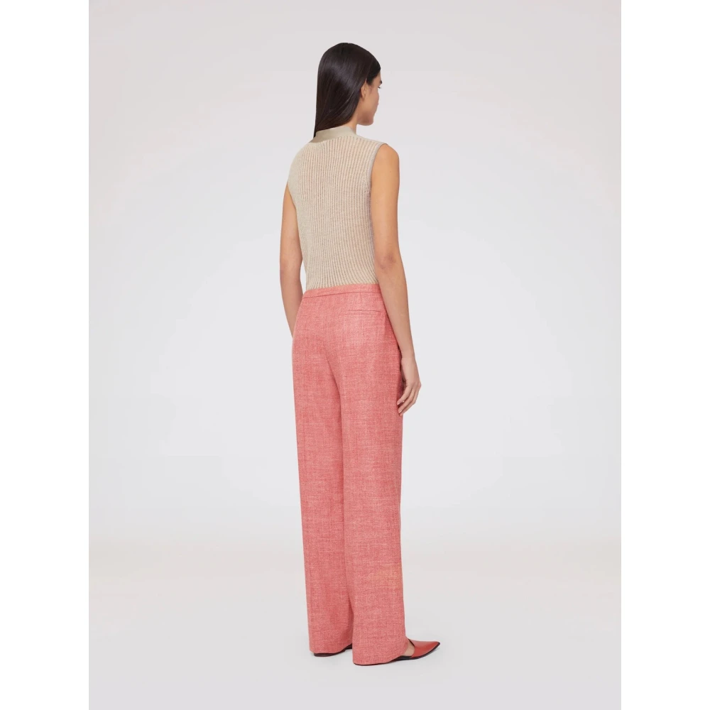 Agnona Trousers Pink Dames