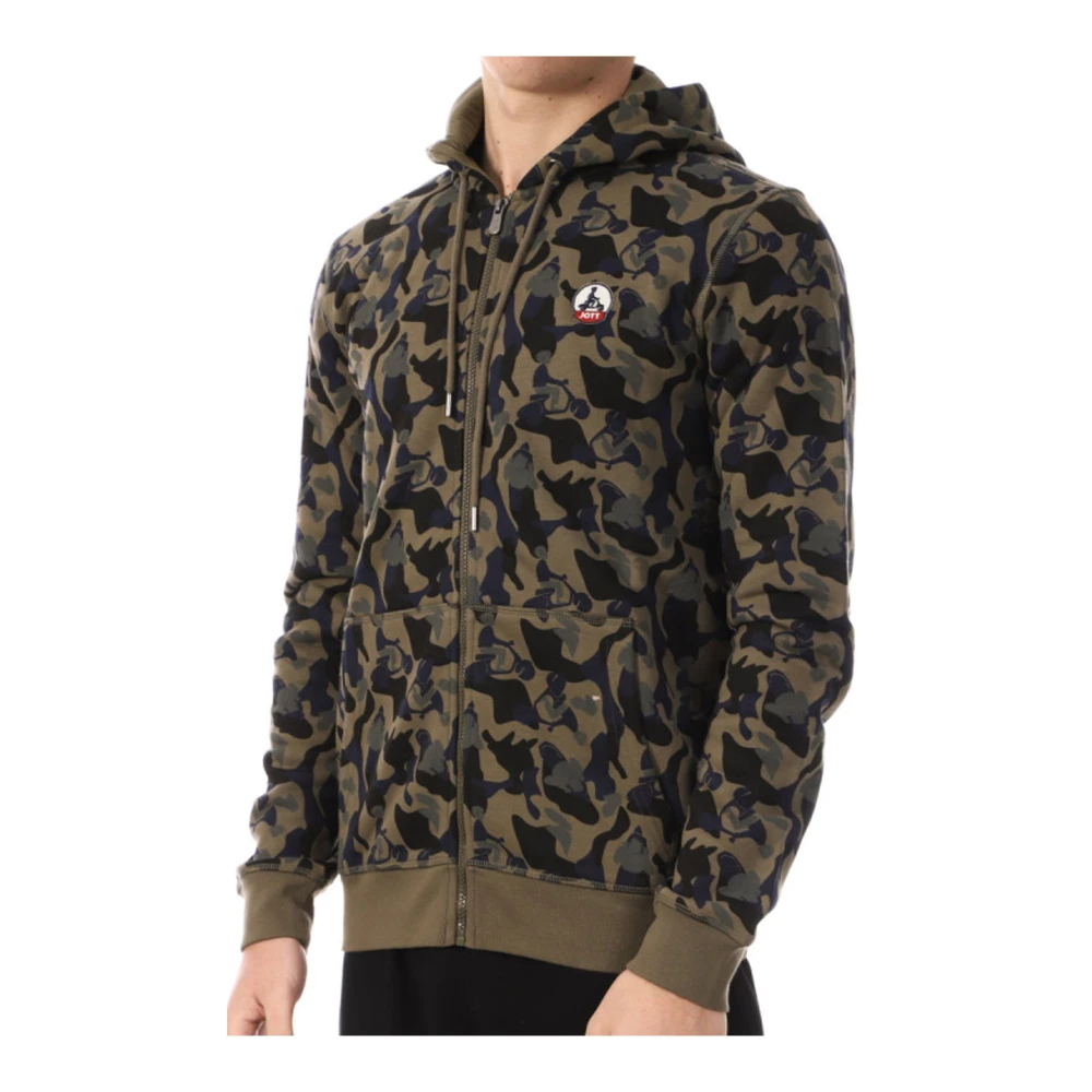 Jott Biologisch Katoen Zip Hoodie Mexico Brown Heren
