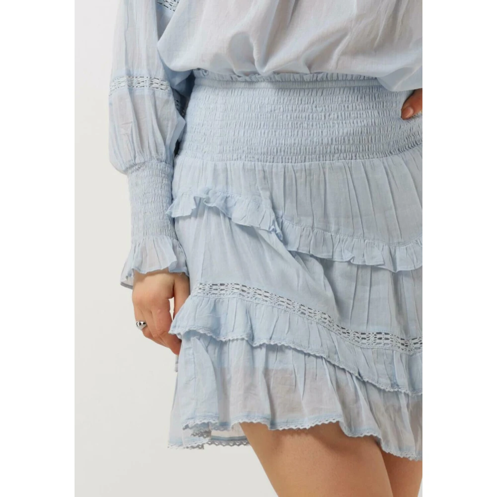 Notre-v Dames Rokken Voile Skirt Blue Dames