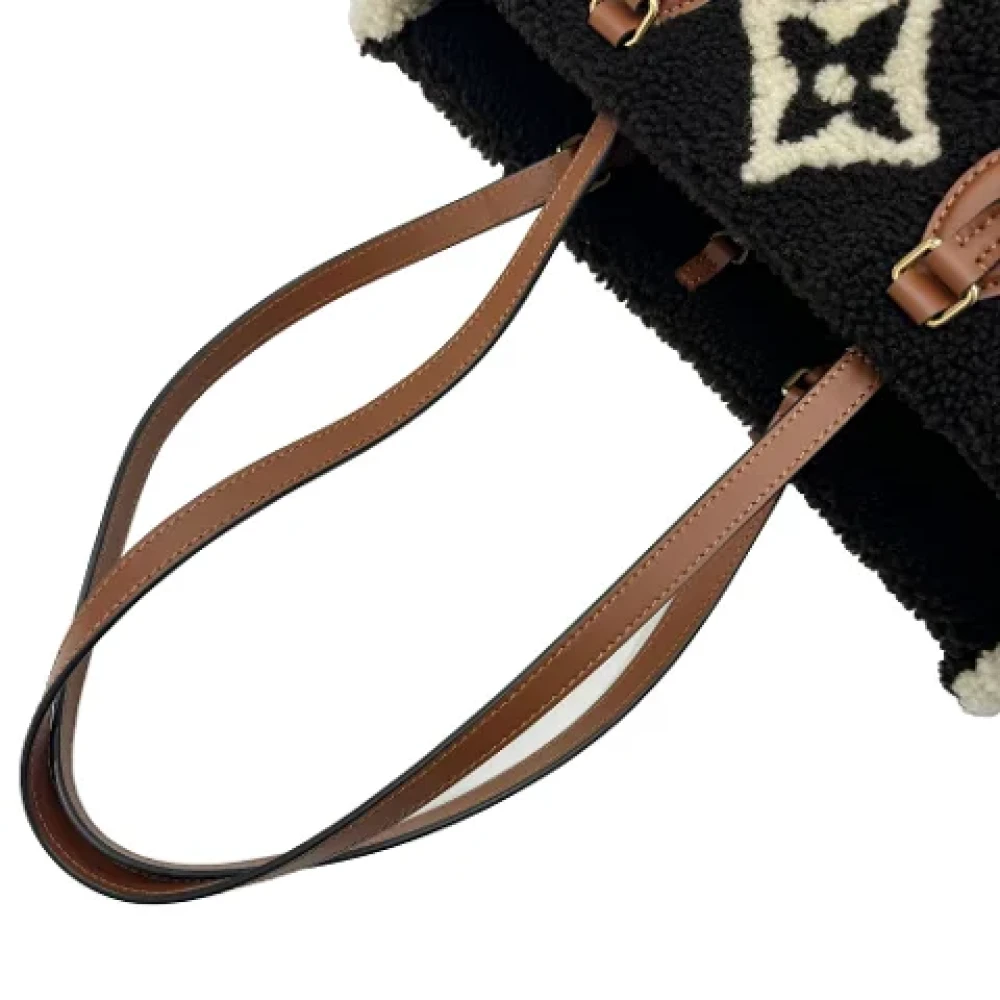 Louis Vuitton Vintage Pre-owned Fabric handbags Black Dames