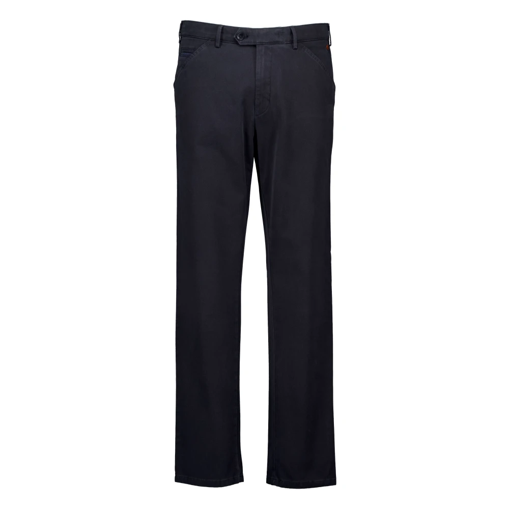 Meyer Blauwe Chino Chicago Stijl Broek Blue Heren