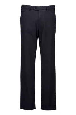 Blå Chino Chicago Stil Byxor