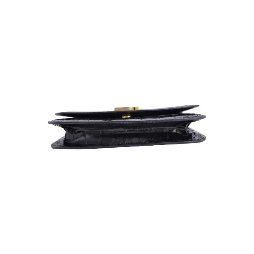 Balenciaga Vintage Pre-owned Leather crossbody-bags Black Dames