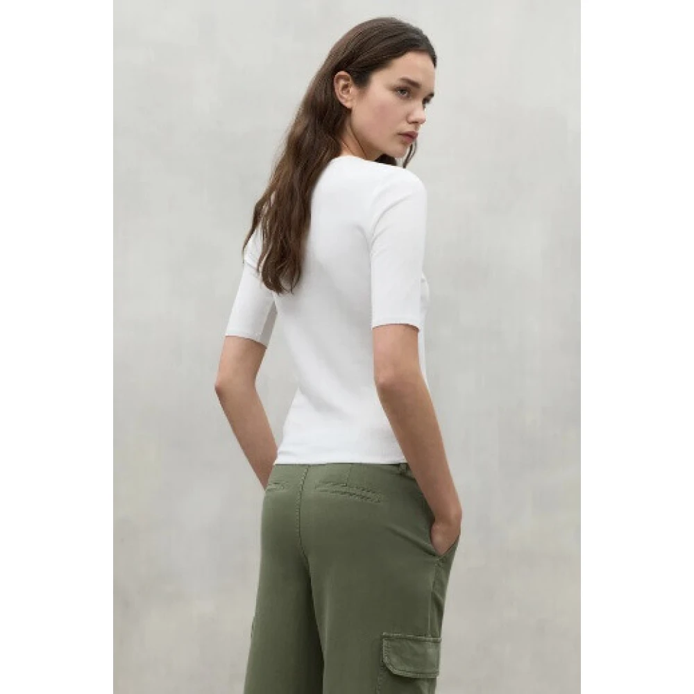 Ecoalf Salla Tencel Biologisch Katoen T-shirt White Dames