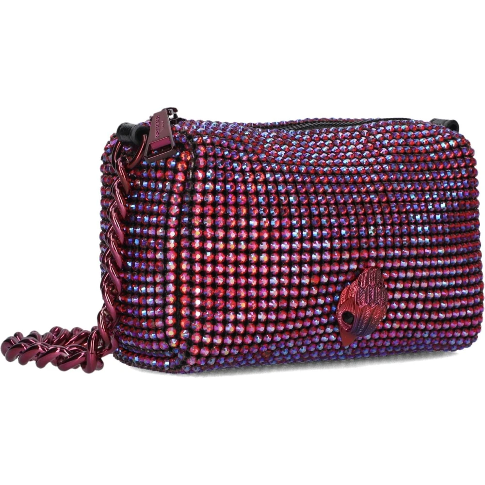 Kurt Geiger Paarse Party Pouchette Schoudertas Purple Dames