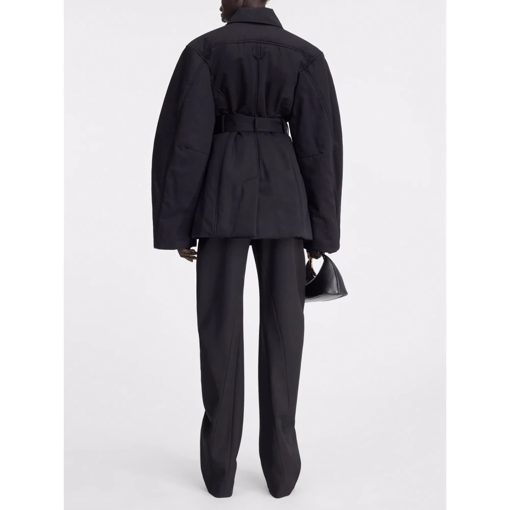 Jacquemus Bari Jas met Uniek Ontwerp Black Dames