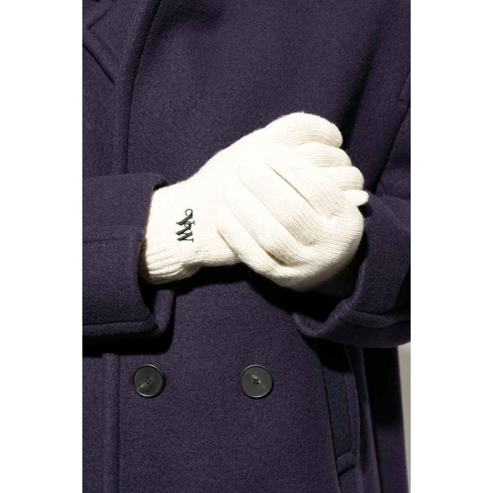 Vivienne Westwood Kasjmier handschoenen Beige Unisex