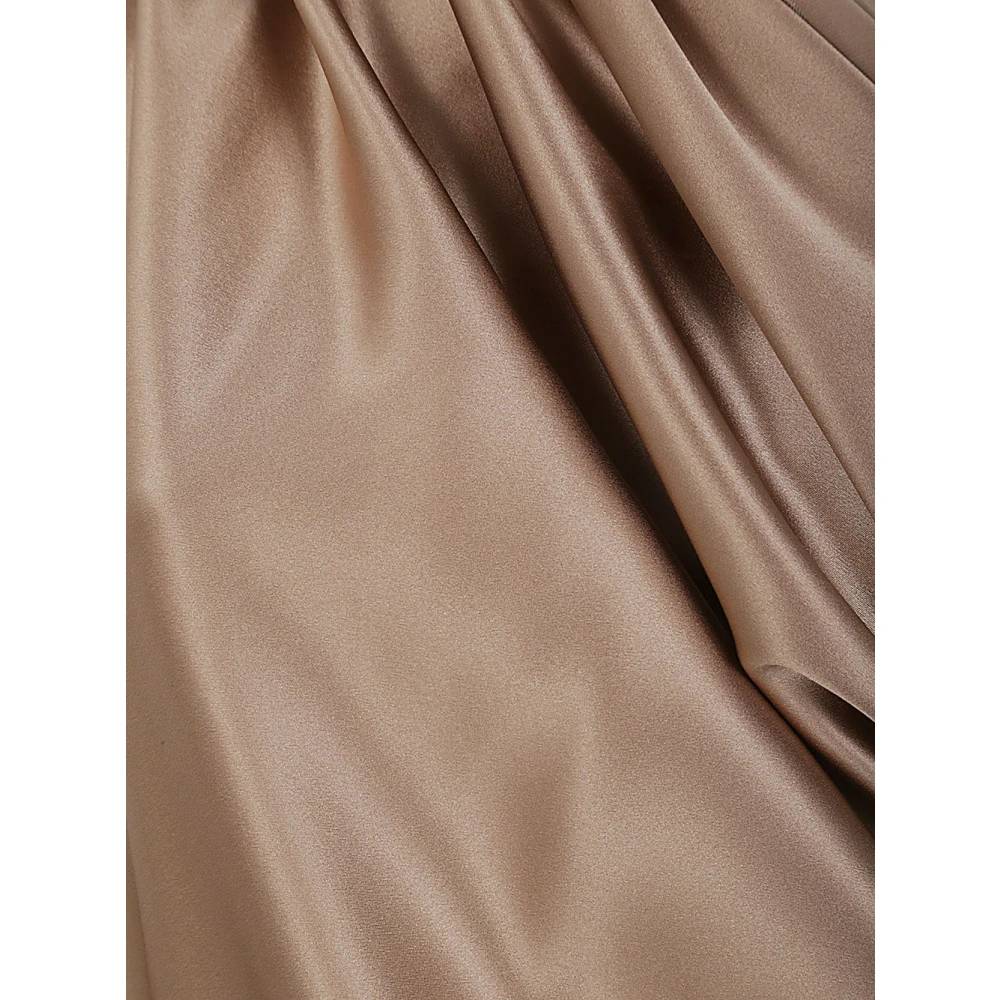Max Mara Bronze Opera One Shoulder Jurk Gray Dames