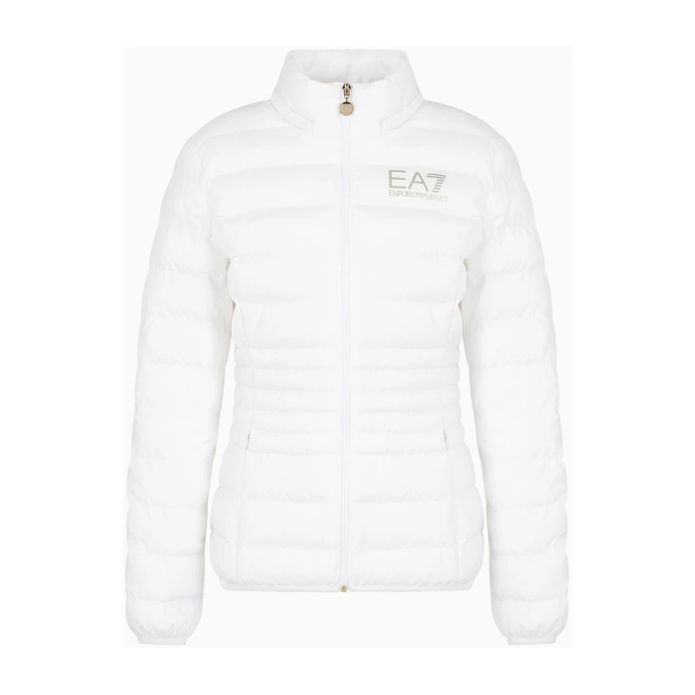 Emporio Armani EA7 Stilig Jacka för Män White, Dam