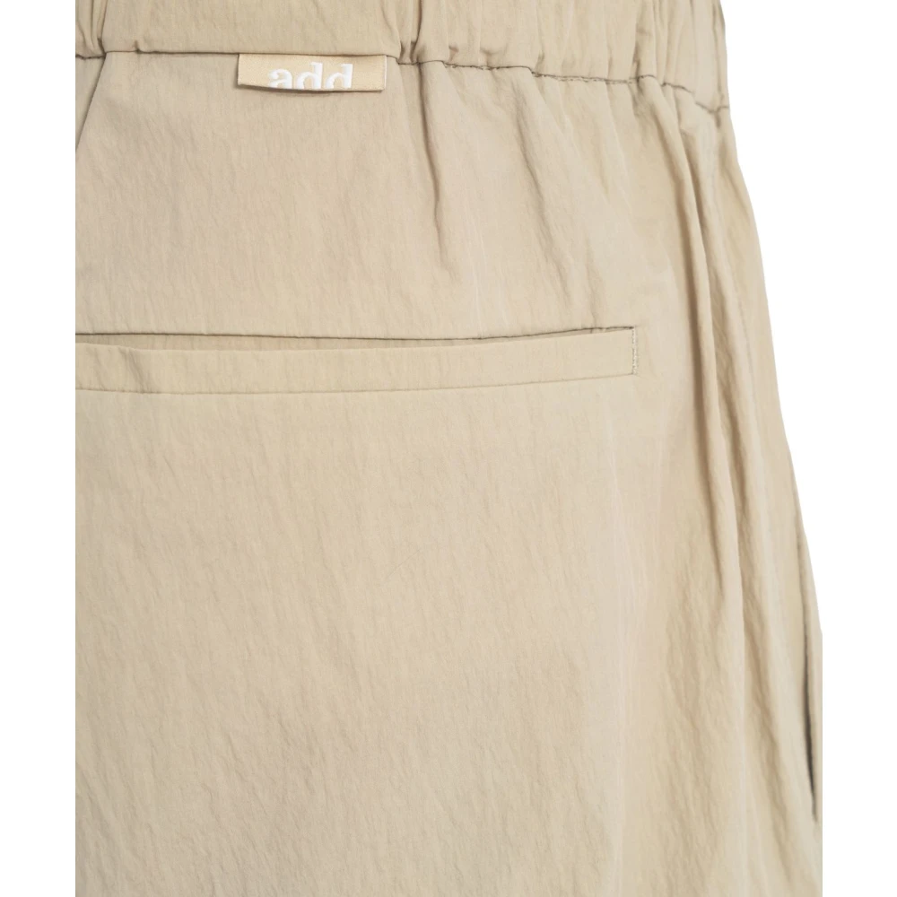 add Grijze Cargo Broek Elastische Taille Zakken Gray Heren