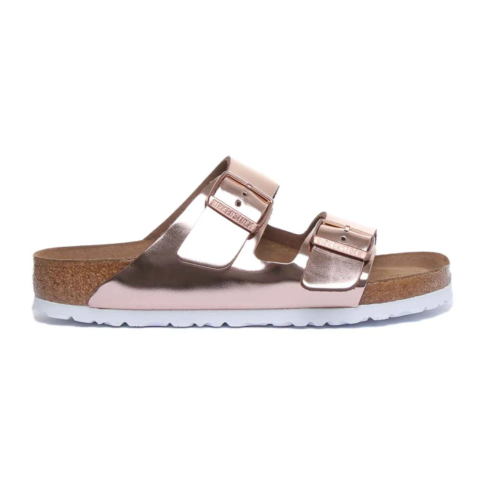 Birkenstock Women's Brown Sliders, 7 Uk, Arizona Regular Fit