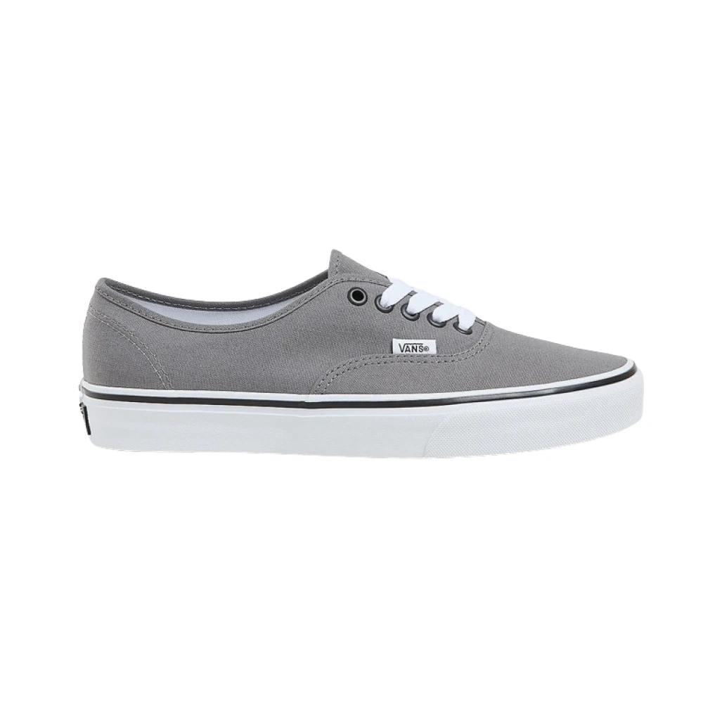 Vans Klassiska Authentic Sneakers Pewter & Black Gray, Herr