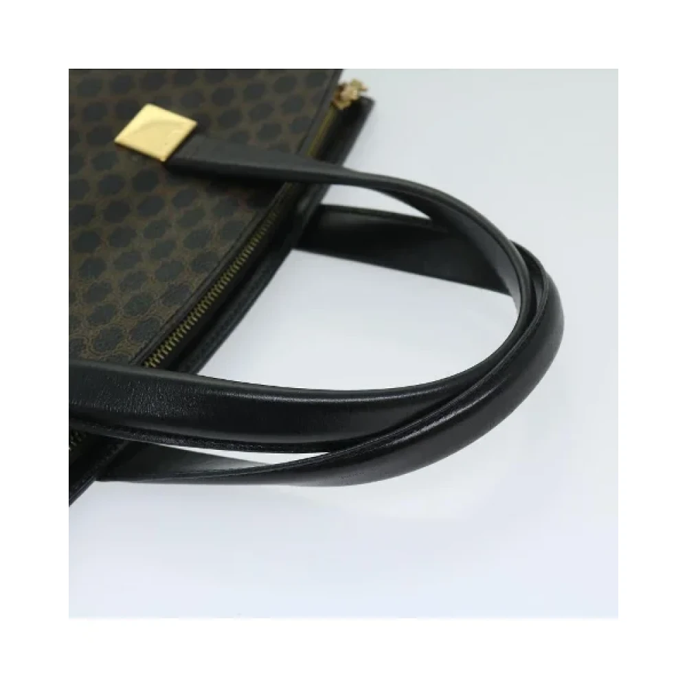 Celine Vintage Pre-owned Leather handbags Black Dames