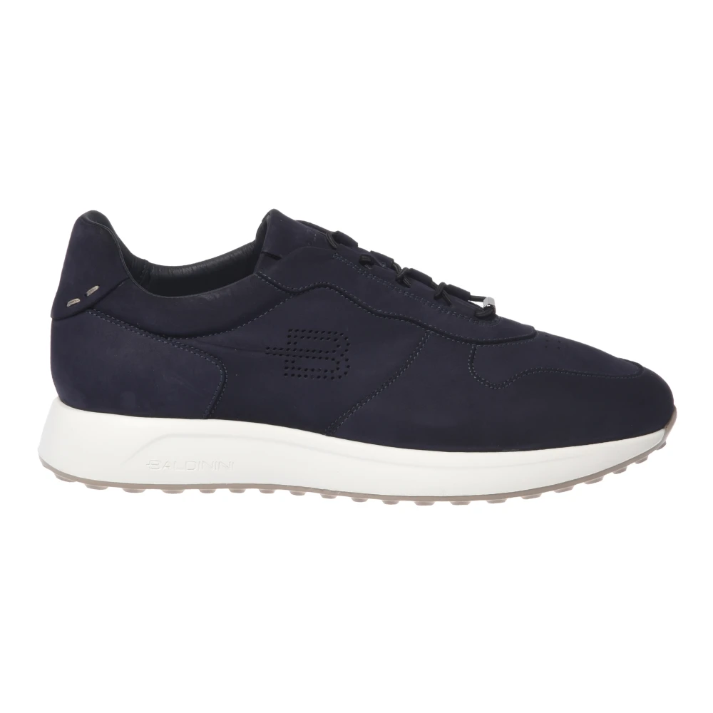 Baldinini Nubuck Sneaker Heren Schoenen Blauw
