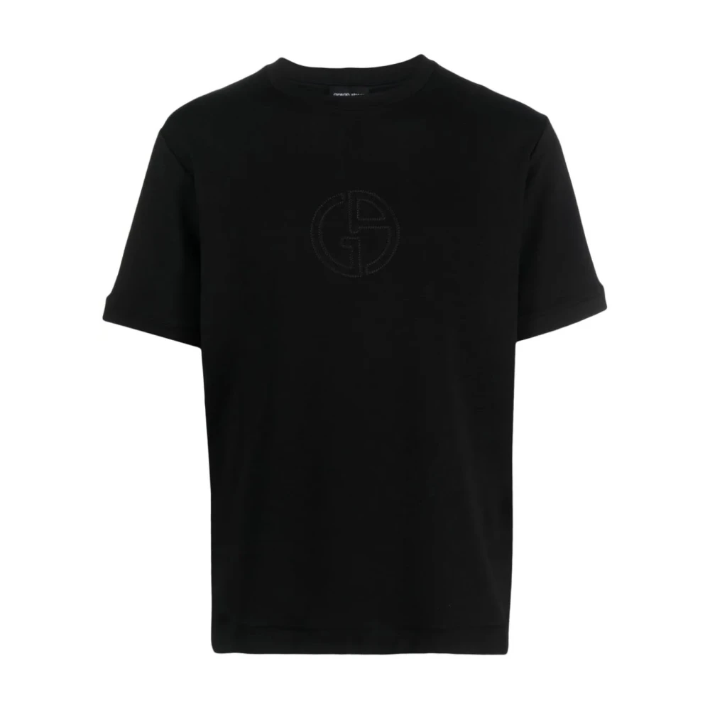 Giorgio Armani Men's Black T-Shirts, 3XL, T-Shirt
