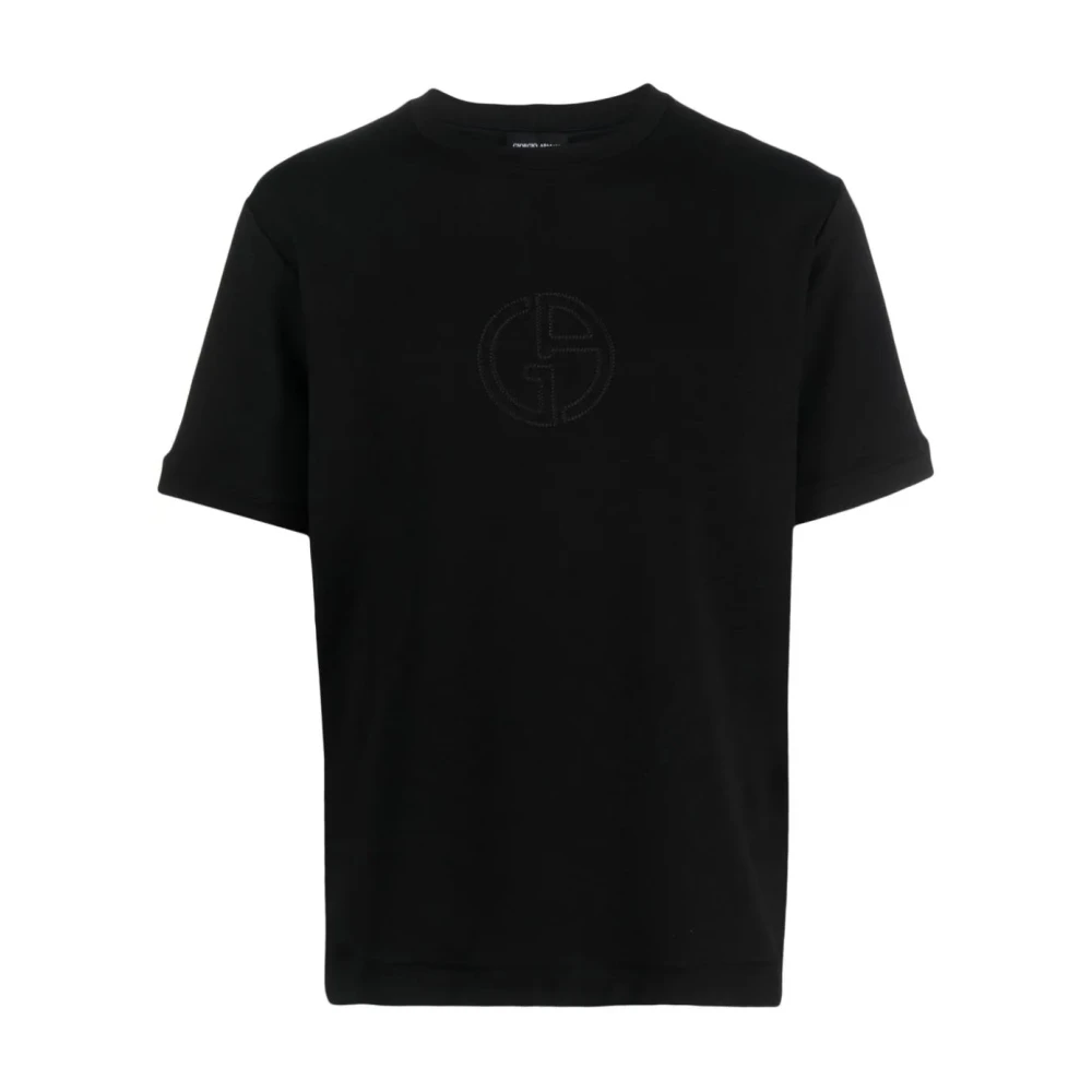 Giorgio Armani T-Shirts Black Heren