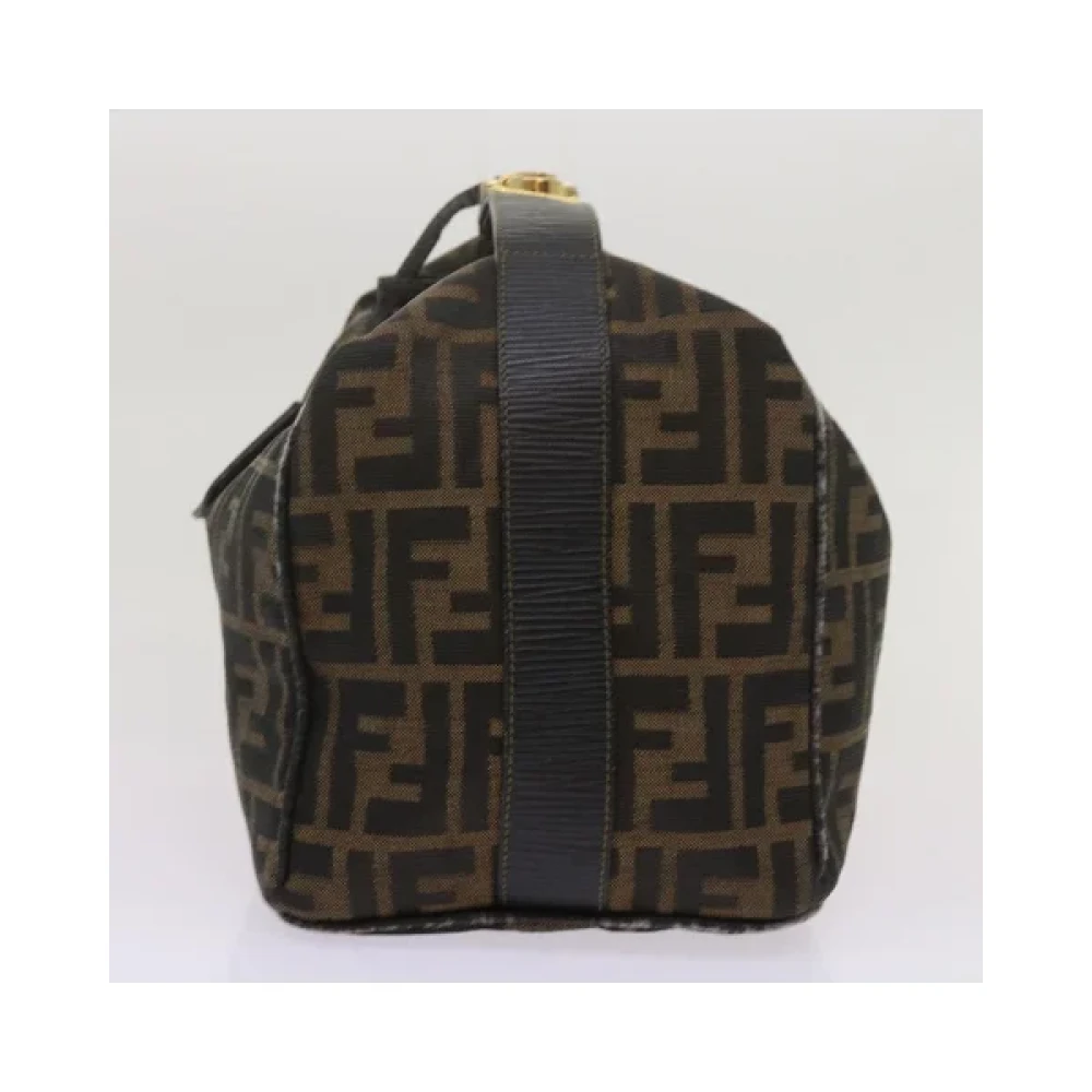 Fendi Vintage Pre-owned Canvas handbags Brown Dames
