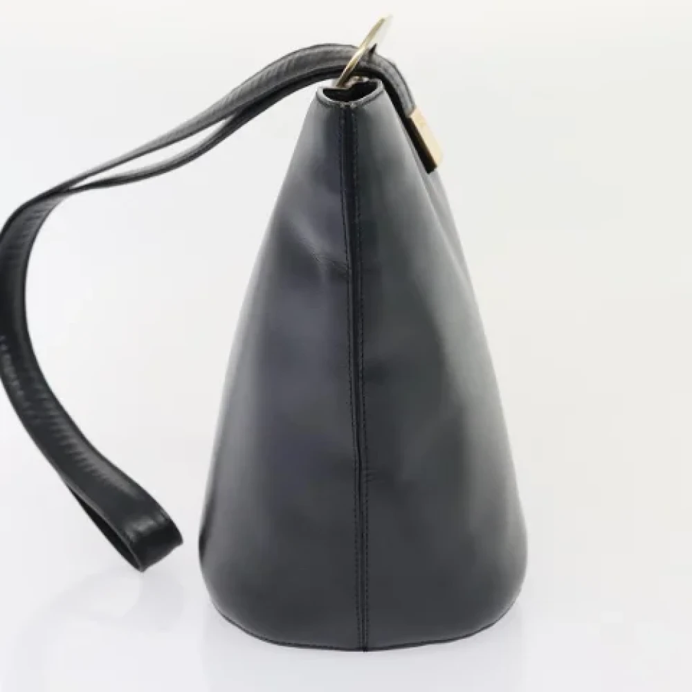 Celine Vintage Pre-owned Leather celine-bags Blue Dames