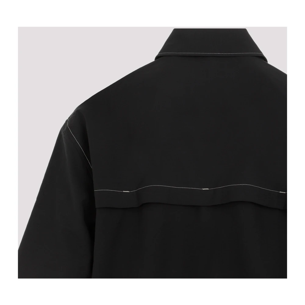 Lemaire Short Sleeve Shirts Black Heren