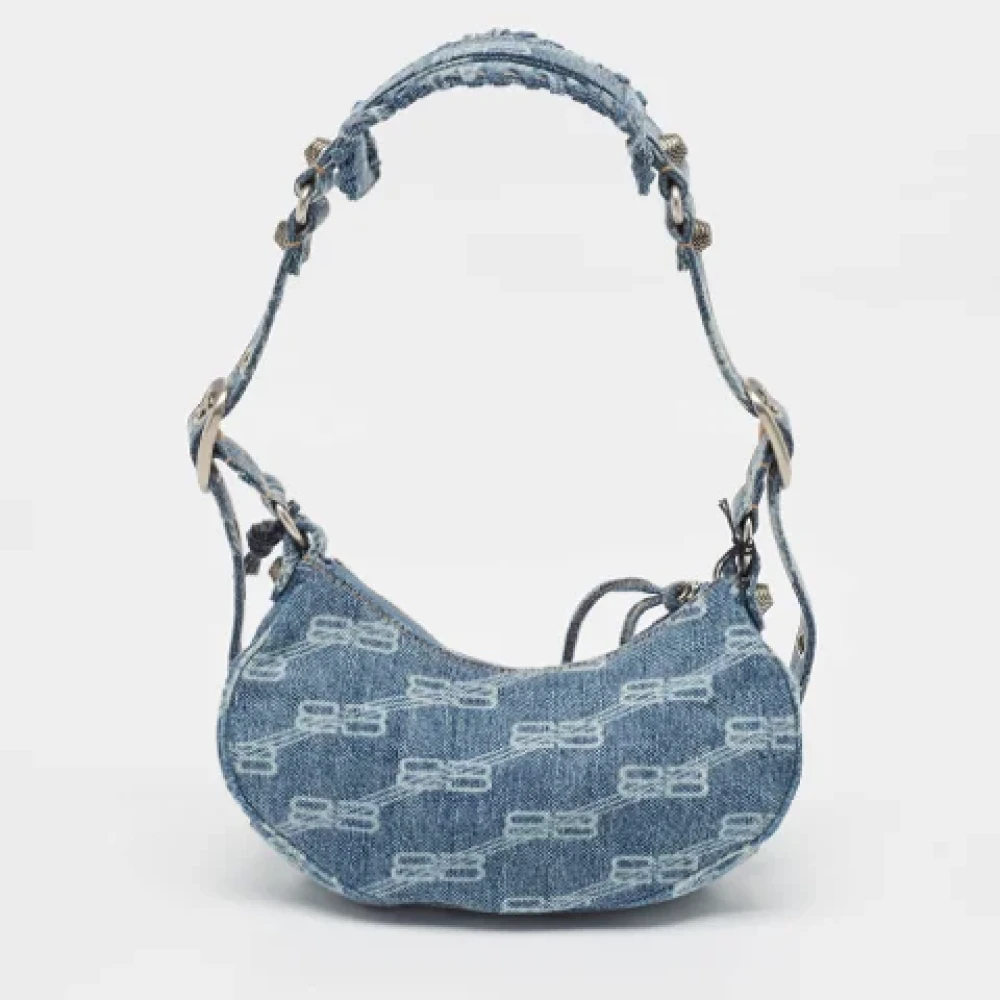 Balenciaga Vintage Pre-owned Denim balenciaga-bags Blue Dames