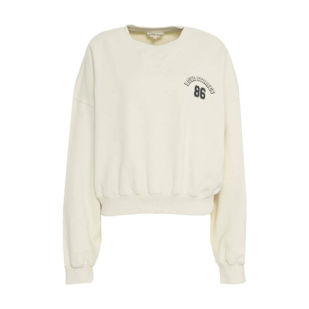Love stories Witte Sweatshirt 'Sloane' Casual Mode White Dames