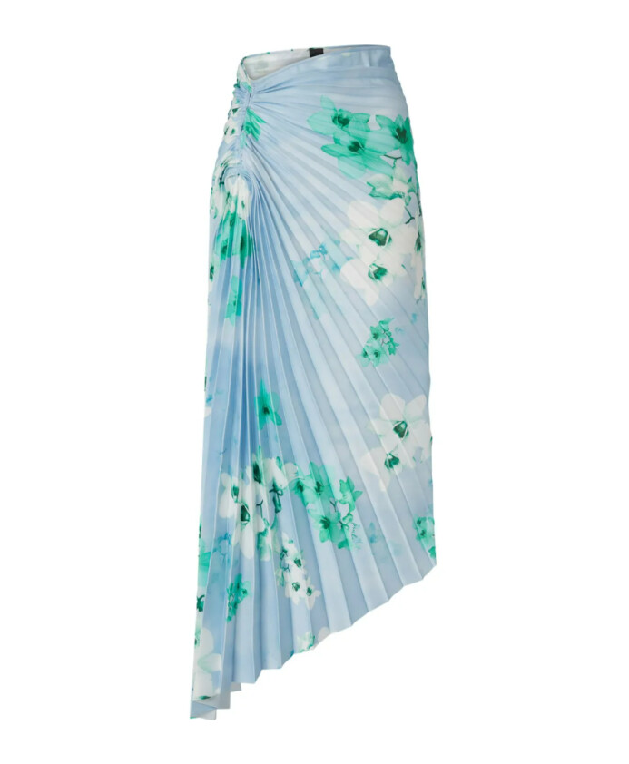 bloemen-geplooide-midi-rok