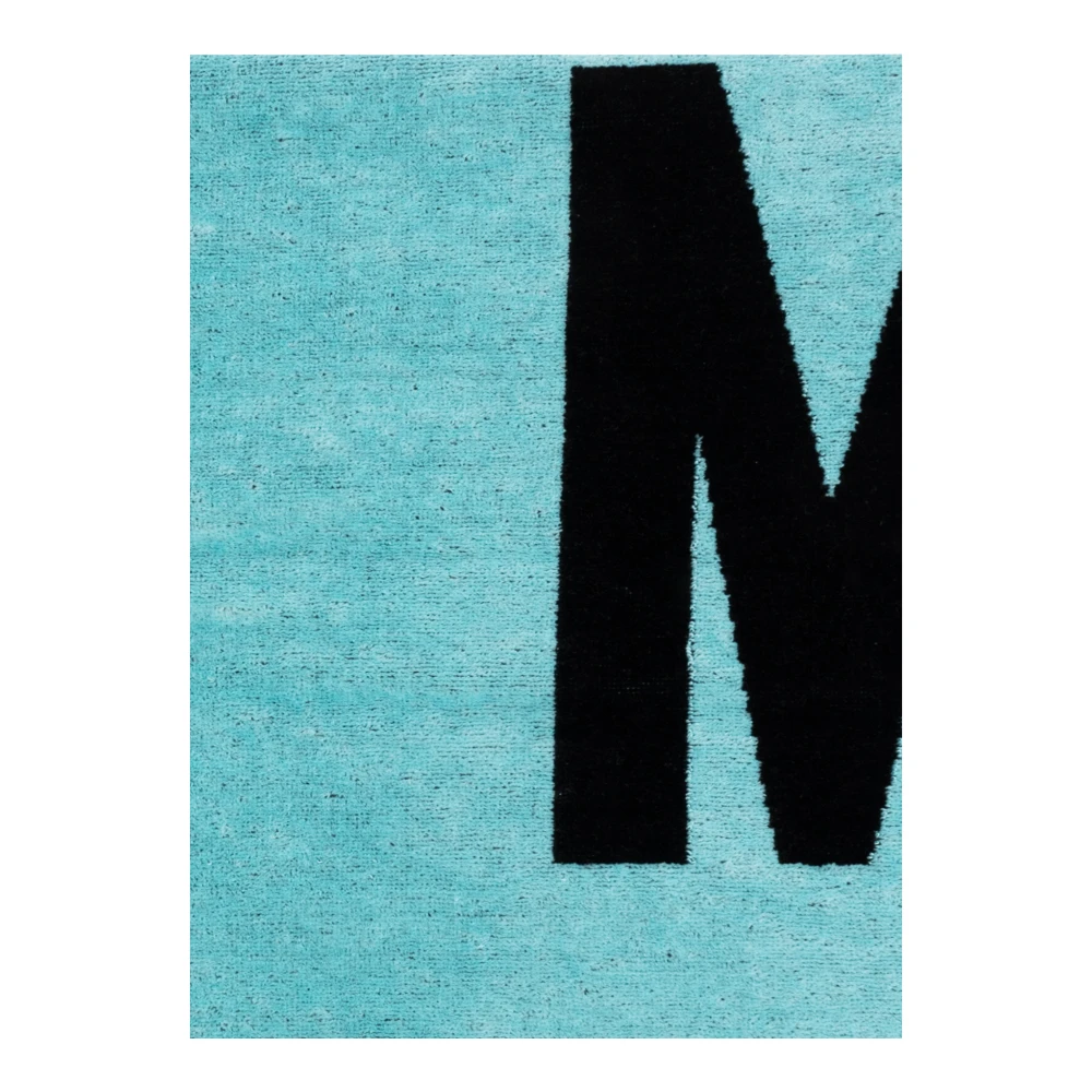 Moschino Badhanddoek met logo Blue Heren
