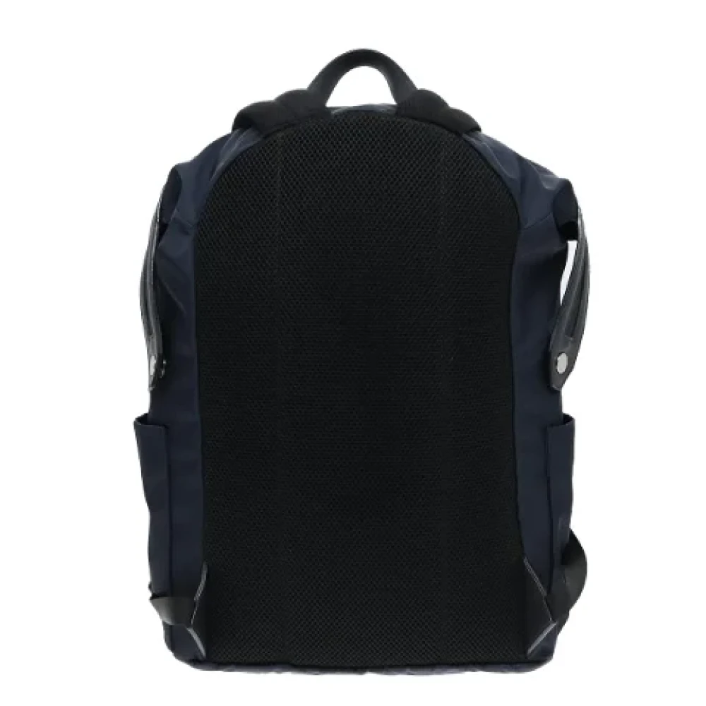 Fendi Vintage Pre-owned Nylon backpacks Blue Dames