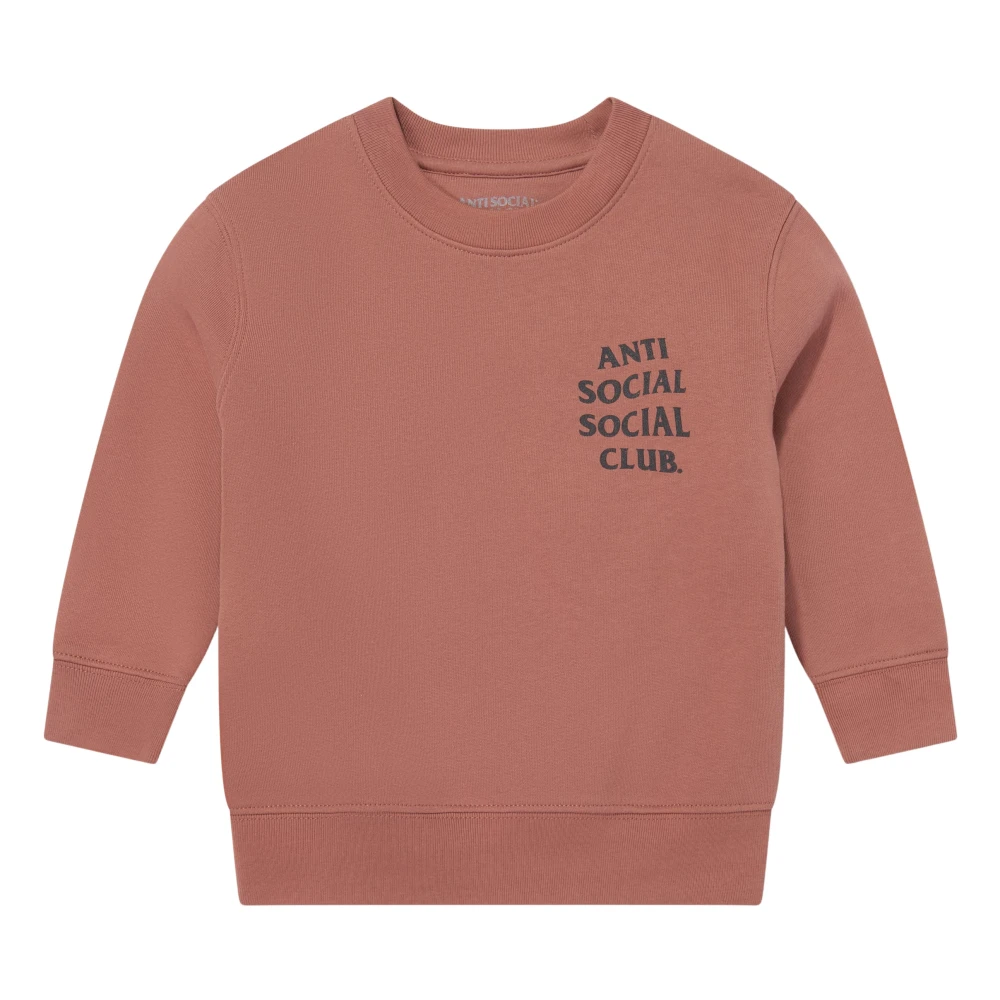 Anti Social Social Club Unisex Kids Orange Kids Sweatshirts, 5 Y, Rose Kkotch Sweatshirt