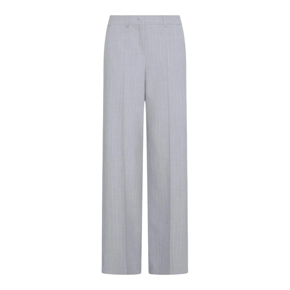 Emme Di Marella Women's Gray Wide Trousers - Wide Trousers - S - Trousers