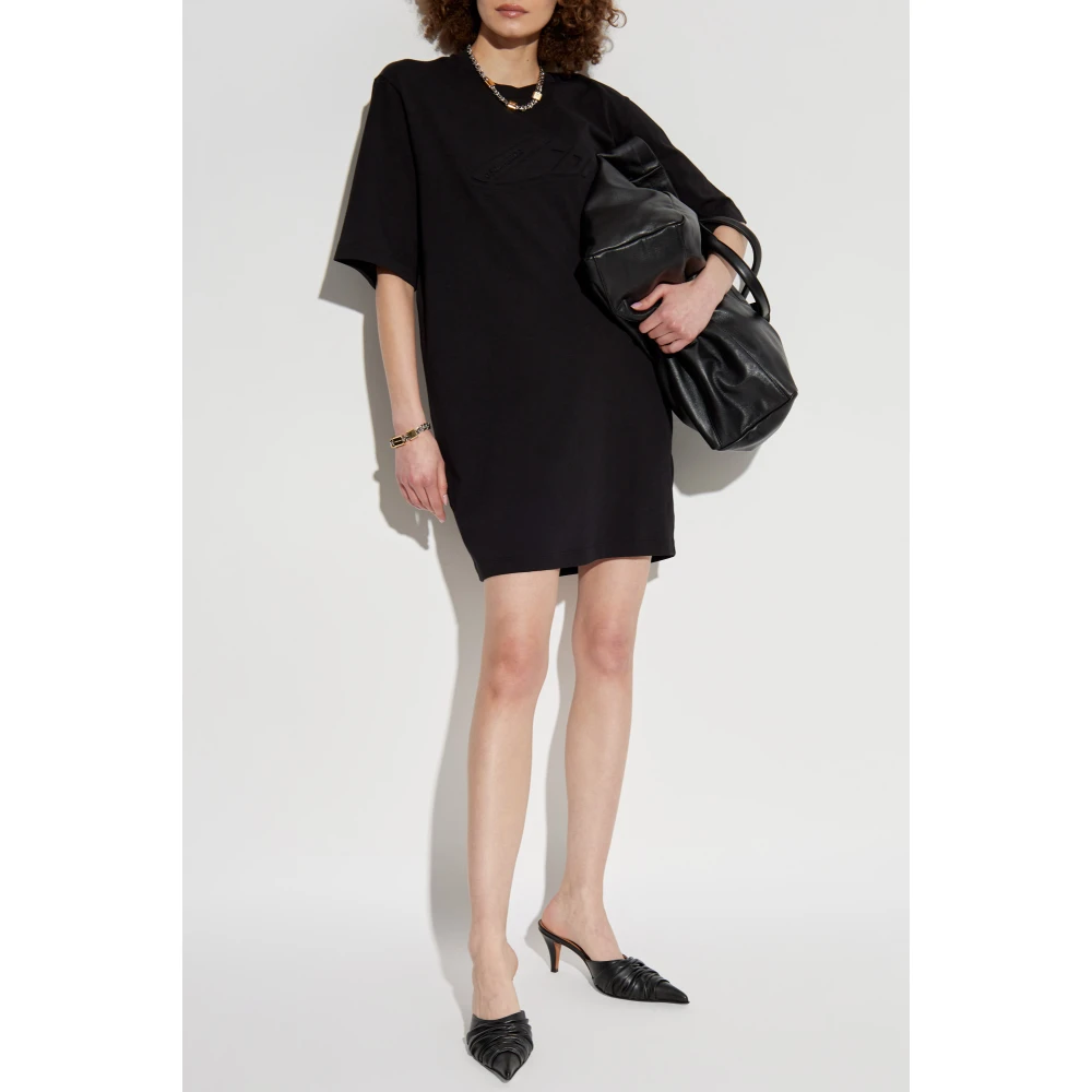 Dsquared2 Jurk met logo Black Dames