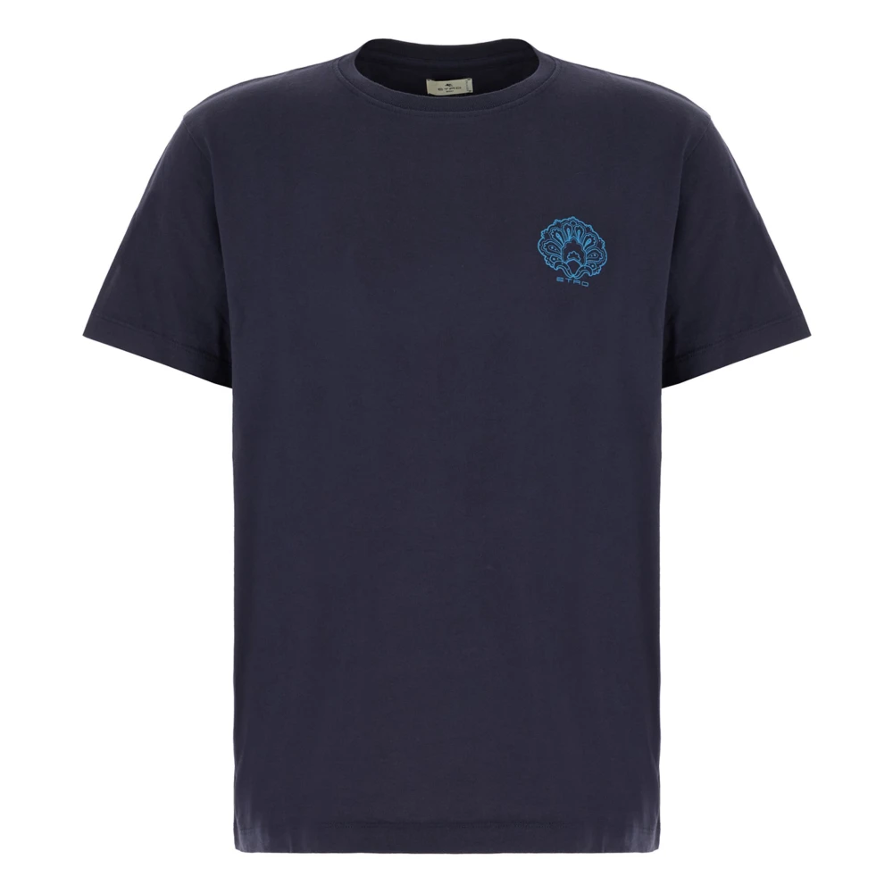 Etro Roma T-shirt i trendig stil Blue, Herr