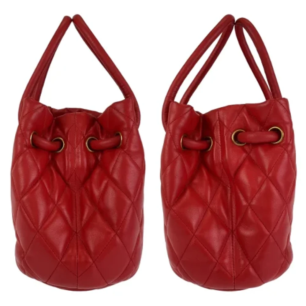 Balenciaga Vintage Pre-owned Leather crossbody-bags Red Dames
