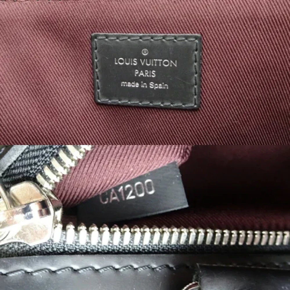 Louis Vuitton Vintage Pre-owned Fabric louis-vuitton-bags Black Heren