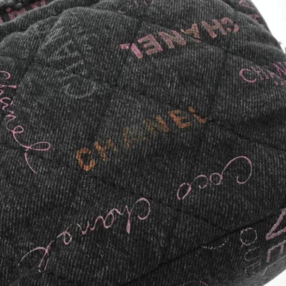 Chanel Vintage Pre-owned Denim chanel-bags Black Dames