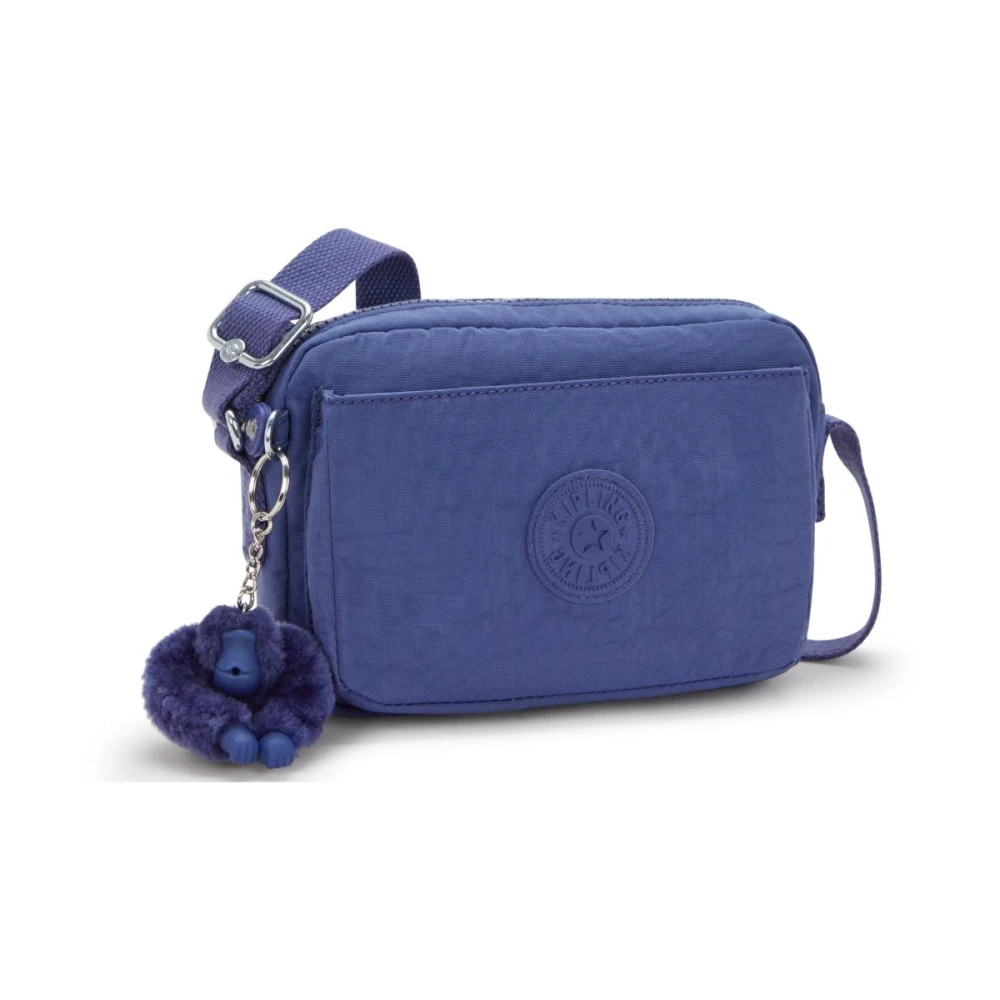 Kipling Verstelbare schoudertas met ritssluiting zakken Blue Unisex