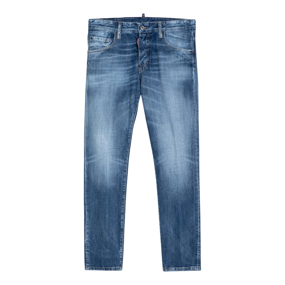 Dsquared2 Slim Fit Denim Jeans Blue Heren