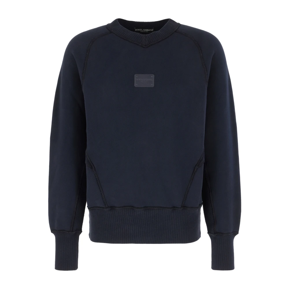 Dolce & Gabbana Stijlvolle Sweatshirt Collectie Blue Heren