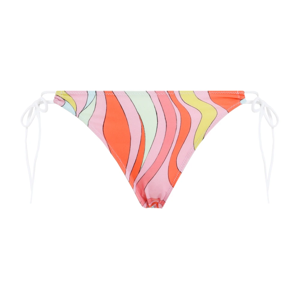 Emilio Pucci Orange Bikini Trosor Multicolor, Dam