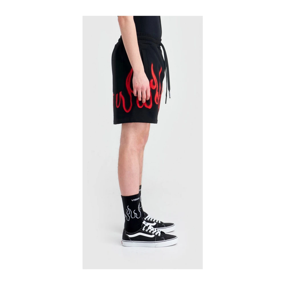 Vision OF Super Katoen Korte Overalls Red Heren