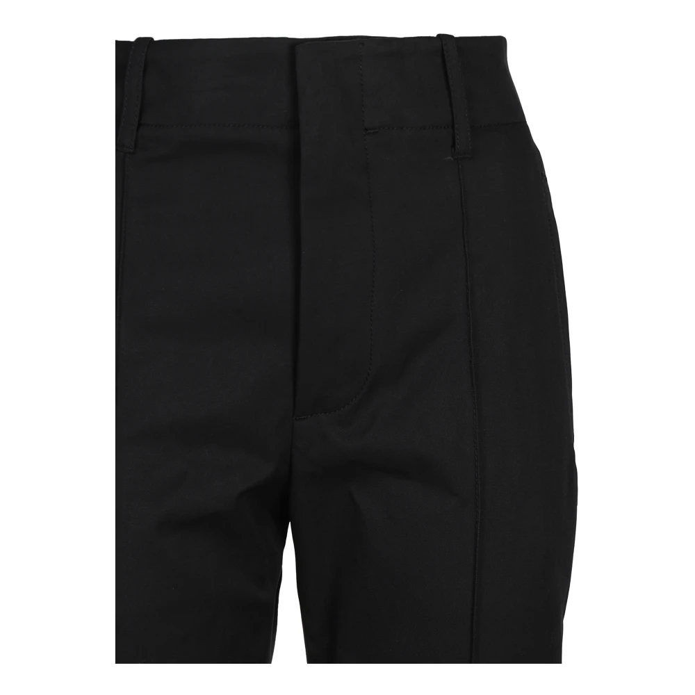 Bottega Veneta Blauwe Katoenen Broek met Zakken Blue Dames