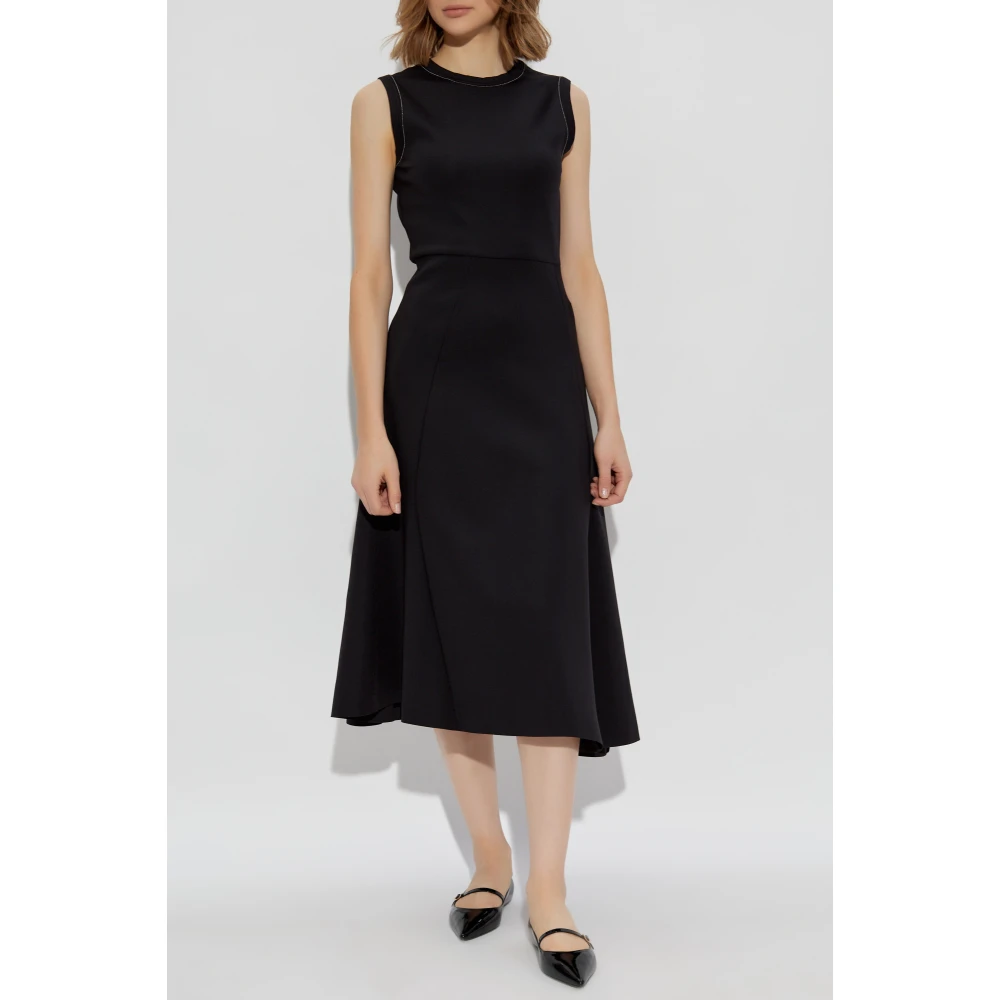 Fabiana Filippi Mouwloze jurk Black Dames