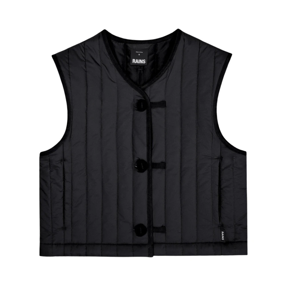 Rains Donna Noir Gilet Da Banja T1 - Immagine 3