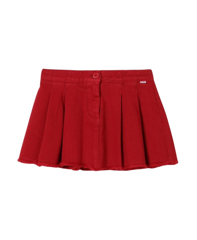 jupe-enfant-plissee-en-rouge-brique
