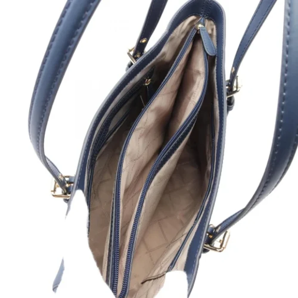Michael Kors Pre-owned Leather shoulder-bags Blue Dames